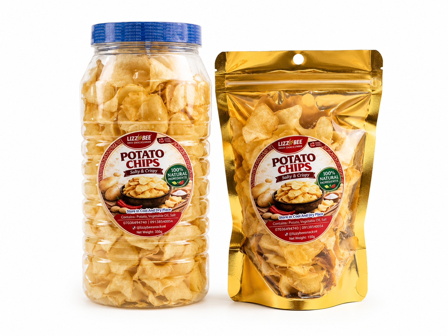 Crispy Fried Potato Chips